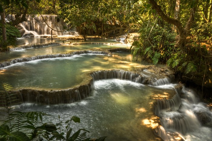 Laos luang kuang pools prabang